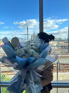 French Blues Natural Style Bouquet