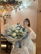 French Blues Natural Style Bouquet（Upgraded Version）