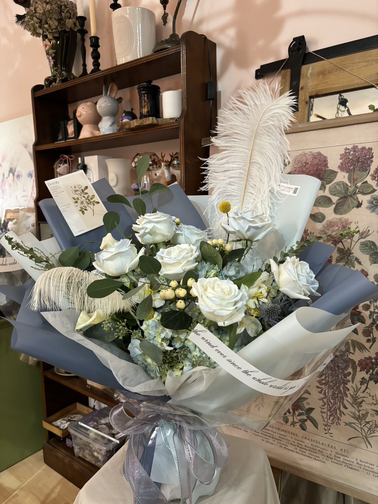 French Blues Natural Style Bouquet（Upgraded Version）