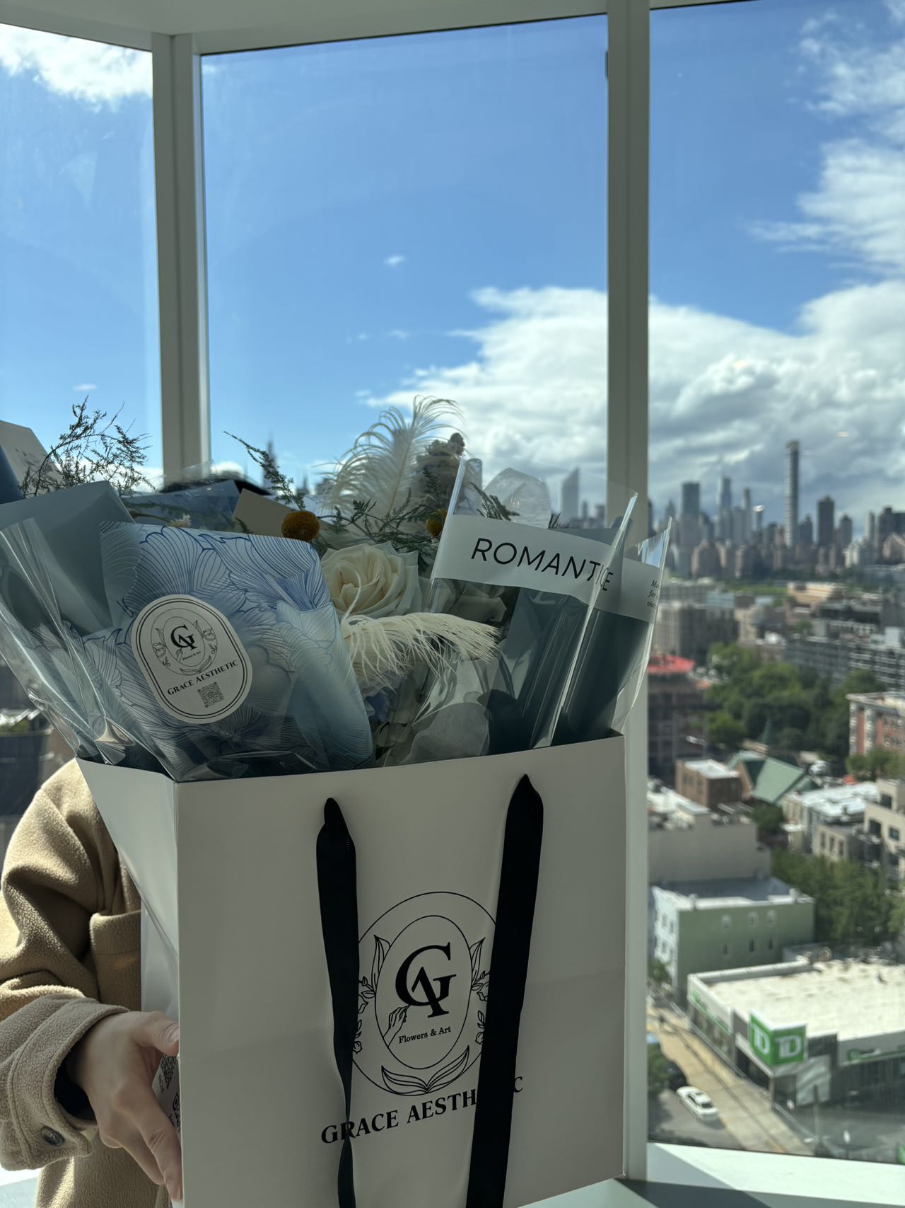 French Blues Natural Style Bouquet（Upgraded Version）