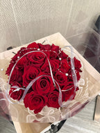 (Love You) Princess chiffon classical red rose bouquet