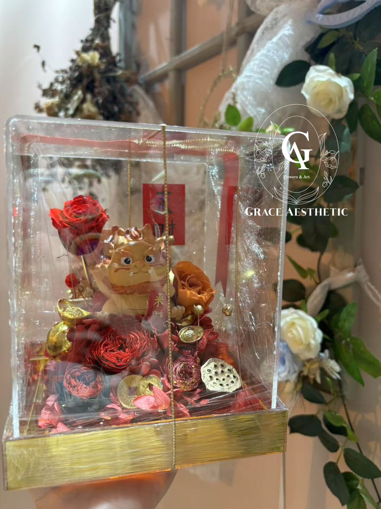 The Eight Directions Come to Caimelad Eternal Blossom Industry Flower Gift