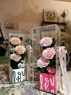 Golden Ratio Ecuador Eternal Rose Handheld Flower Box