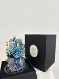 Van Gogh's Starry Sky Eternal Flower Glass Cover