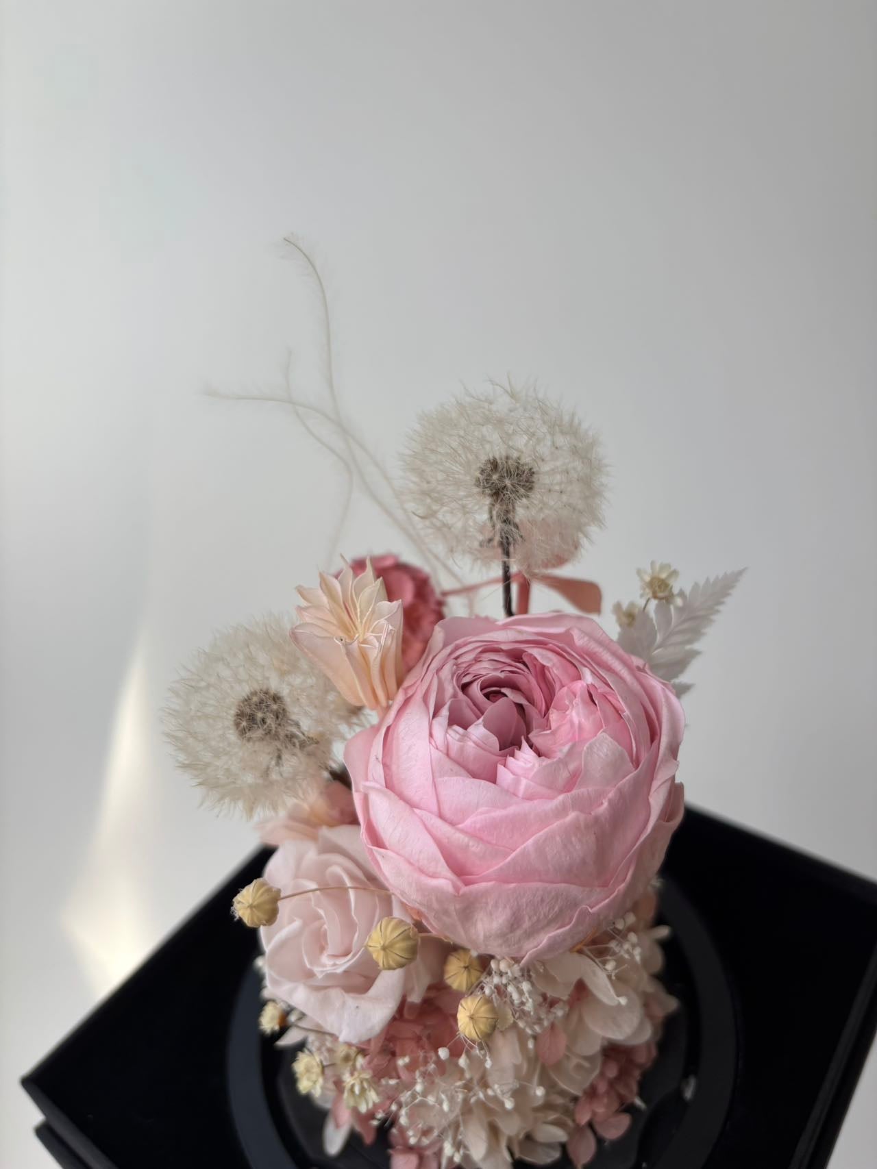 The Promise of Dandelion Eternal Flower Glass Cover