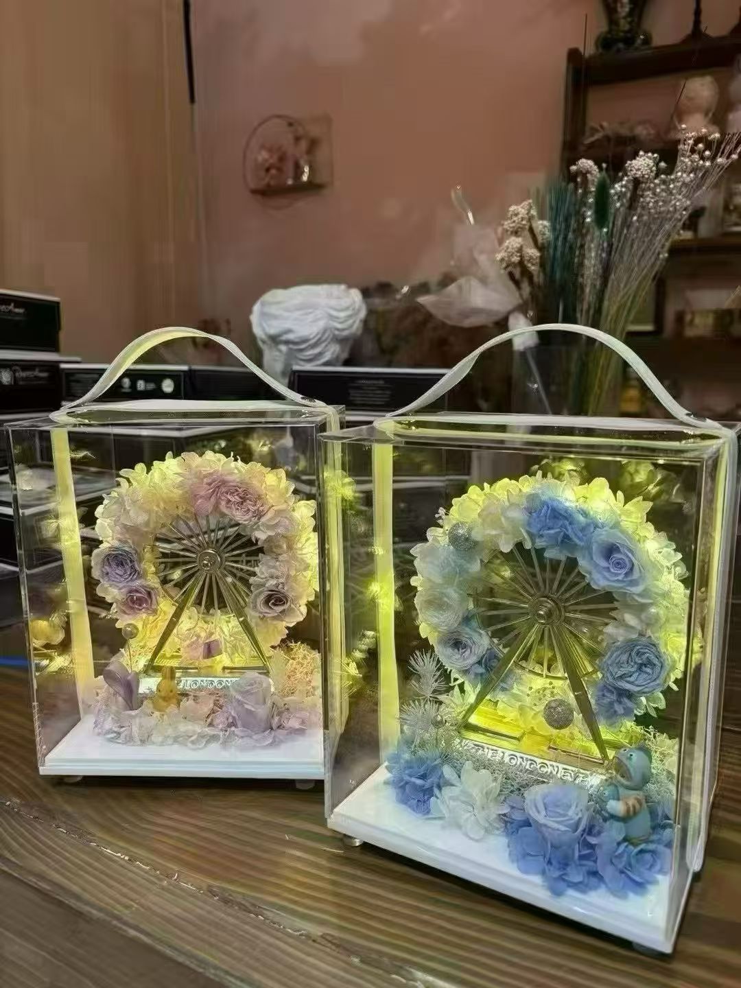 Eternal Flower Handheld Luminous Ferris Wheel