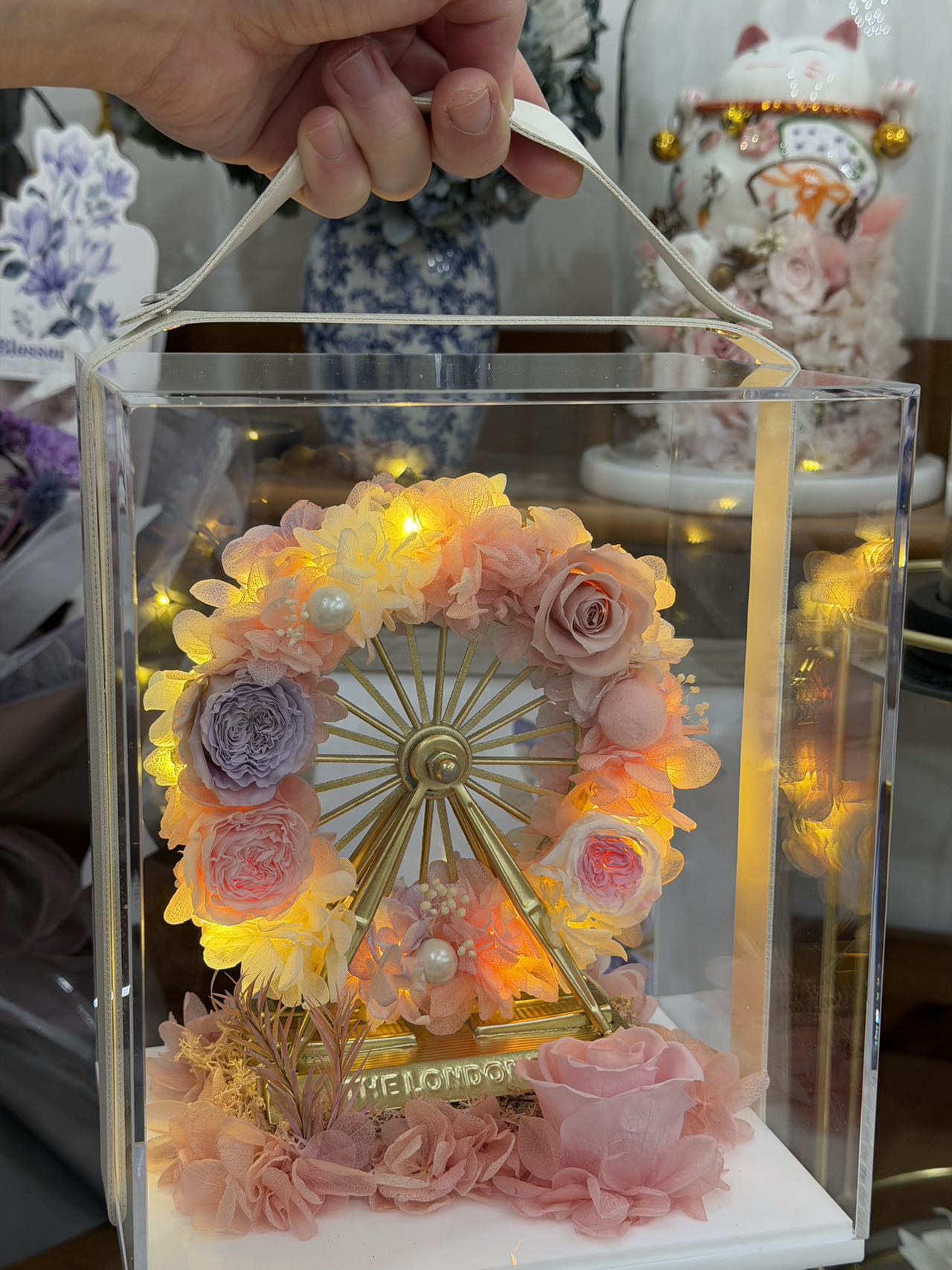 Eternal Flower Handheld Luminous Ferris Wheel